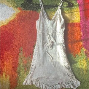 Cream cover up Dress
